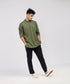Men's Hidden Placket Tunic Shirt